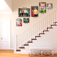 Stairway in the modern house.